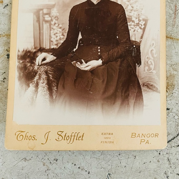 Antique Cabinet Card - Picture 3 of 7